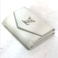 LOUIS VUITTON M68482 Portefeuille Lock Mini Compact Wallet, Tri-fold Leather, Women's, White