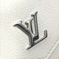 LOUIS VUITTON M68482 Portefeuille Lock Mini Compact Wallet, Tri-fold Leather, Women's, White