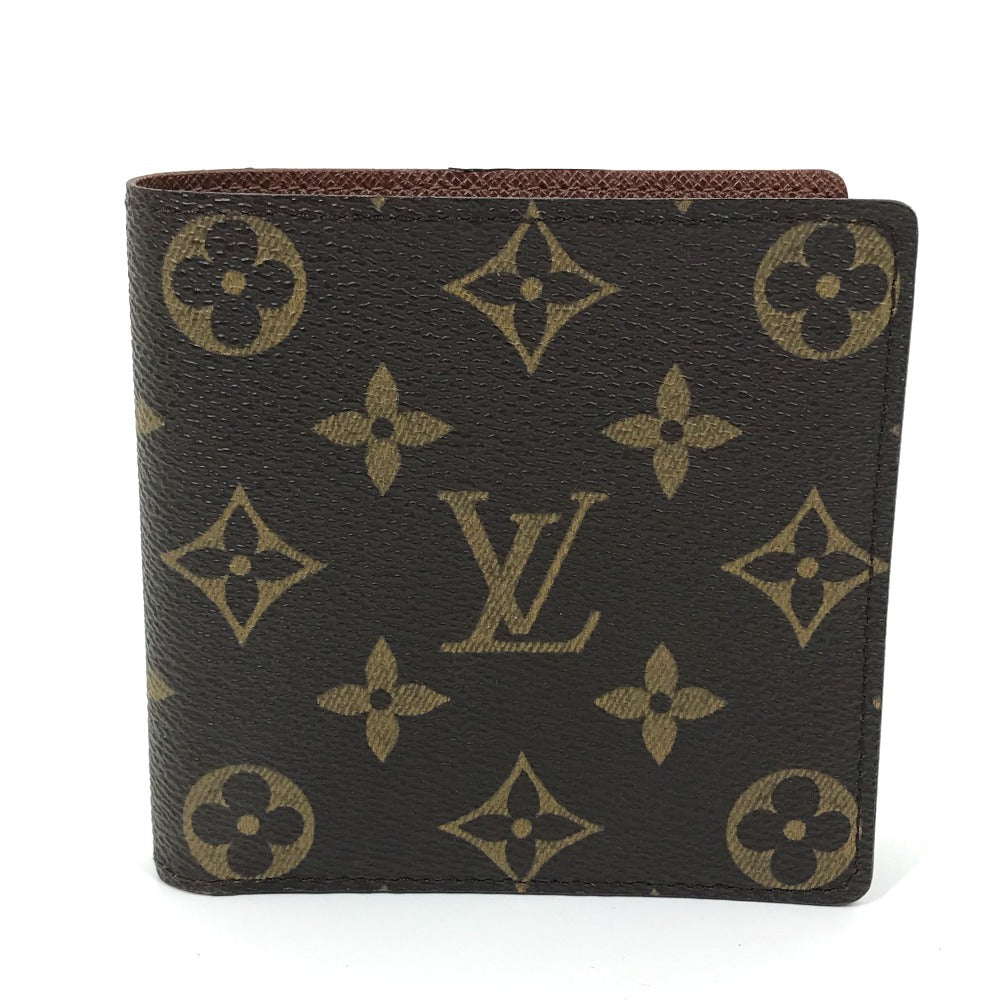 LOUIS VUITTON M61675 Monogram Portefeuille Marco Short Wallet, Compact Wallet, Bifold Wallet, Monogram Canvas, Men's, Brown