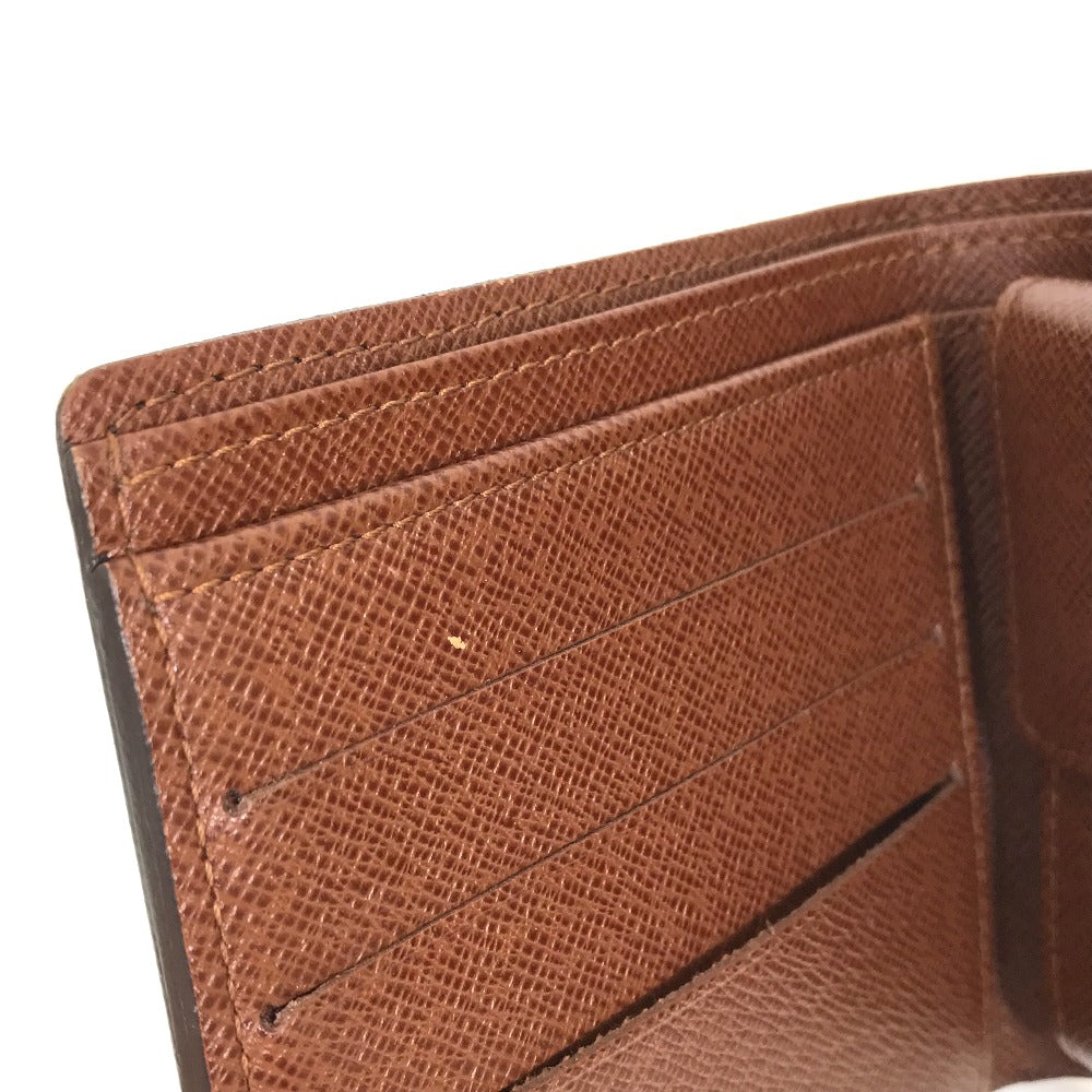 LOUIS VUITTON M61675 Monogram Portefeuille Marco Short Wallet, Compact Wallet, Bifold Wallet, Monogram Canvas, Men's, Brown