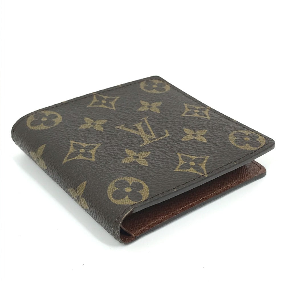 LOUIS VUITTON M61675 Monogram Portefeuille Marco Short Wallet, Compact Wallet, Bifold Wallet, Monogram Canvas, Men's, Brown