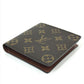 LOUIS VUITTON M61675 Monogram Portefeuille Marco Short Wallet, Compact Wallet, Bifold Wallet, Monogram Canvas, Men's, Brown
