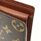 LOUIS VUITTON M61675 Monogram Portefeuille Marco Short Wallet, Compact Wallet, Bifold Wallet, Monogram Canvas, Men's, Brown