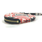 LOUIS VUITTON M69505 LV Crafty Porte Monnaie Long Round Coin Purse in Monogram Canvas, Women's, Red, White, and Black