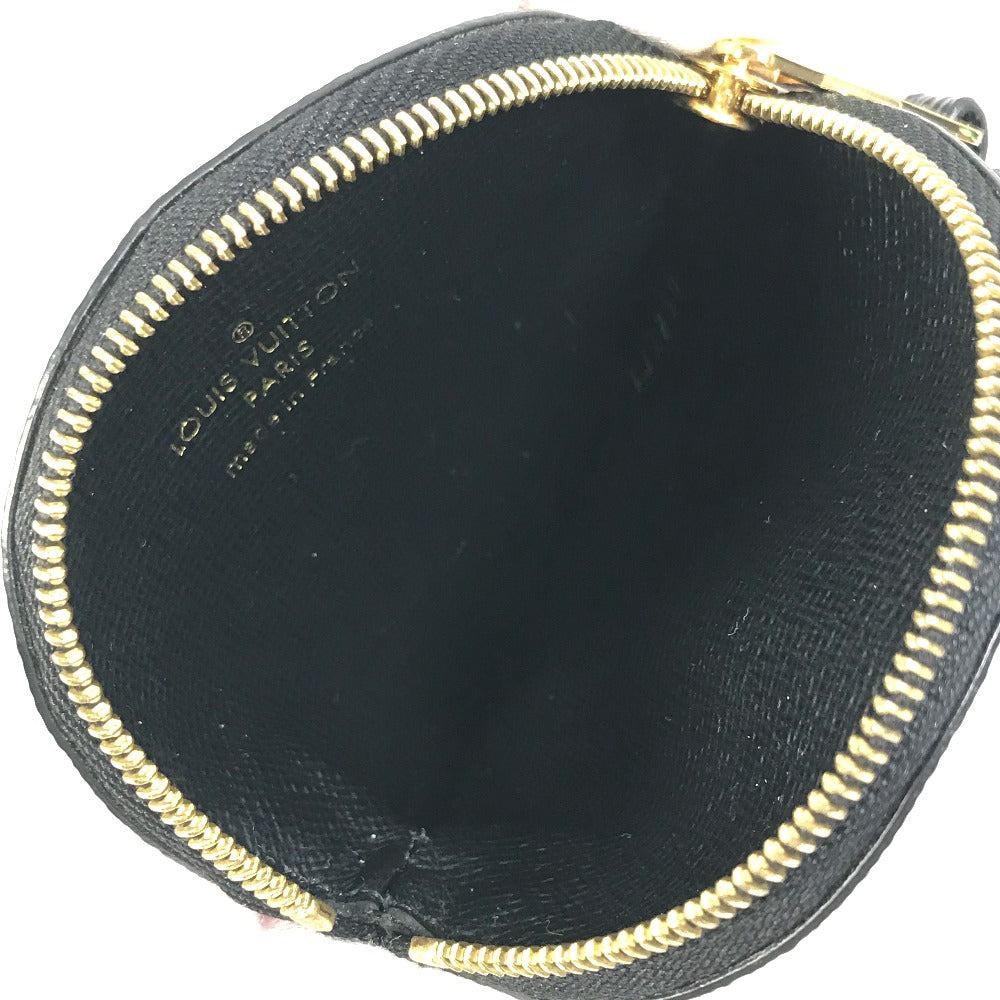 LOUIS VUITTON M69505 LV Crafty Porte Monnaie Long Round Coin Purse in Monogram Canvas, Women's, Red, White, and Black