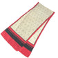 Dior Honeycomb Print Silk Handkerchief Scarf for Women, Beige, Red, and Black