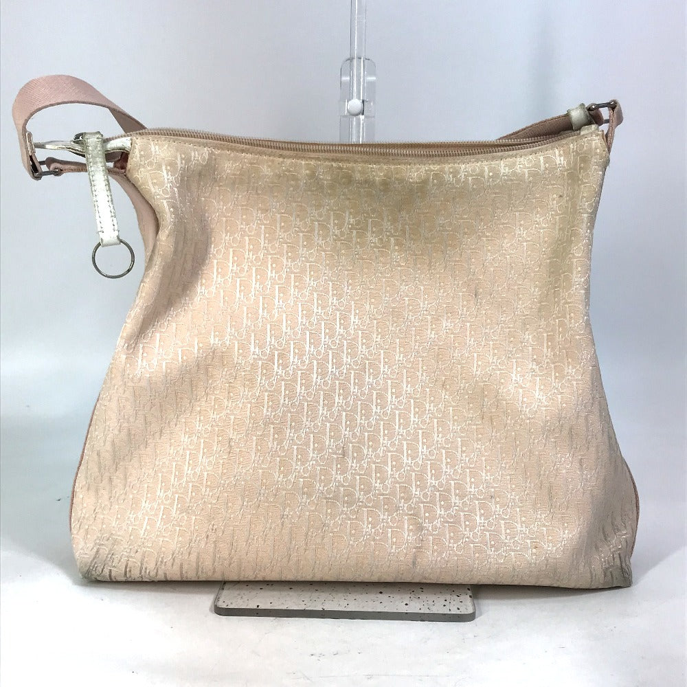 Dior Trotter Crossbody Shoulder Bag, Canvas, Women's, Pink and White