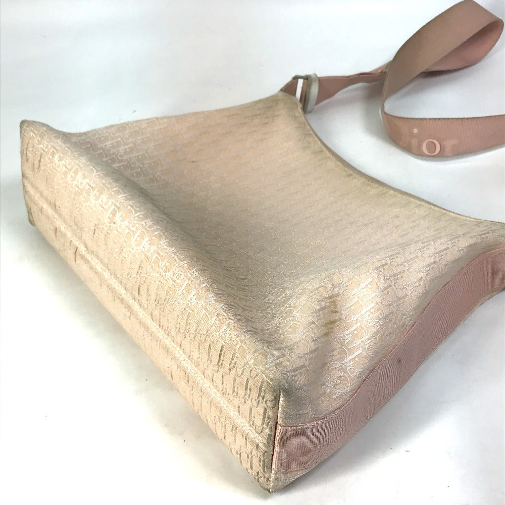 Dior Trotter Crossbody Shoulder Bag, Canvas, Women's, Pink and White