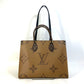 LOUIS VUITTON M45321 Monogram Giant On the Go MM 2-Way Shoulder Bag/Tote Bag in Monogram Giant Canvas, Brown