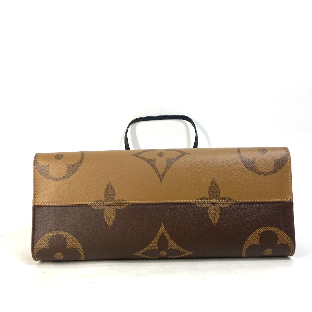 LOUIS VUITTON M45321 Monogram Giant On the Go MM 2-Way Shoulder Bag/Tote Bag in Monogram Giant Canvas, Brown