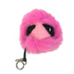 FENDI Monster Keychain Bag Charm, Faux Fur, Women's, Pink