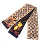 LOUIS VUITTON M76433 Monogram Bandeau Rendezvous Silk Scarf Women's Beige x Black