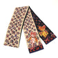 LOUIS VUITTON M76433 Monogram Bandeau Rendezvous Silk Scarf Women's Beige x Black