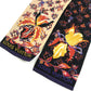 LOUIS VUITTON M76433 Monogram Bandeau Rendezvous Silk Scarf Women's Beige x Black