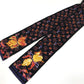 LOUIS VUITTON M76433 Monogram Bandeau Rendezvous Silk Scarf Women's Beige x Black