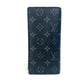 LOUIS VUITTON M61697 Monogram Eclipse Portefeuille Brazza Bifold Wallet, Long Wallet, Monogram Eclipse Canvas, Men's, Black