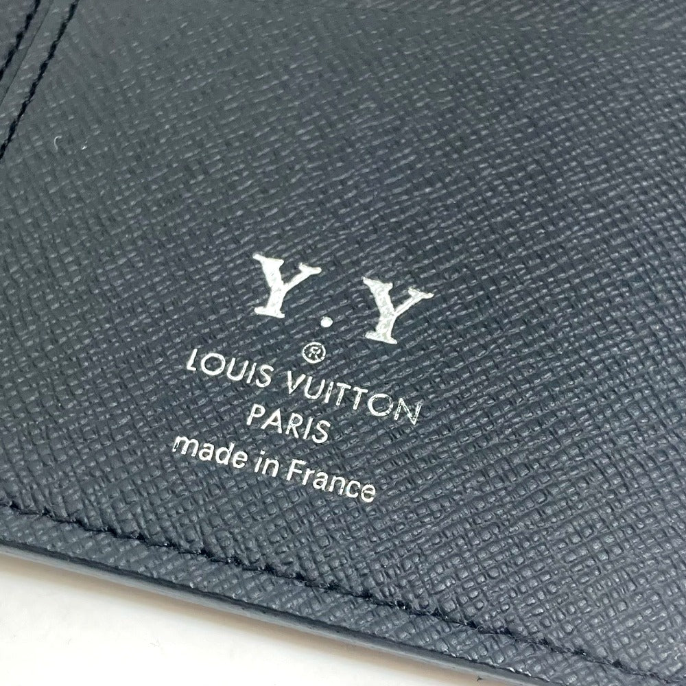 LOUIS VUITTON M61697 Monogram Eclipse Portefeuille Brazza Bifold Wallet, Long Wallet, Monogram Eclipse Canvas, Men's, Black