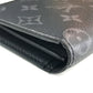 LOUIS VUITTON M61697 Monogram Eclipse Portefeuille Brazza Bifold Wallet, Long Wallet, Monogram Eclipse Canvas, Men's, Black