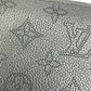 LOUIS VUITTON M61867 Monogram Mahina Zippy Wallet, Round Zipper Long Wallet, Monogram Mahina, Women's, Black