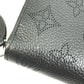 LOUIS VUITTON M61867 Monogram Mahina Zippy Wallet, Round Zipper Long Wallet, Monogram Mahina, Women's, Black