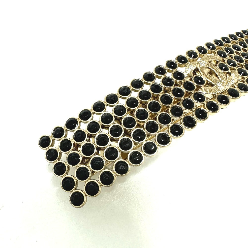 CHANEL Logo Hair Accessory B23S Barrette GP Women's Gold