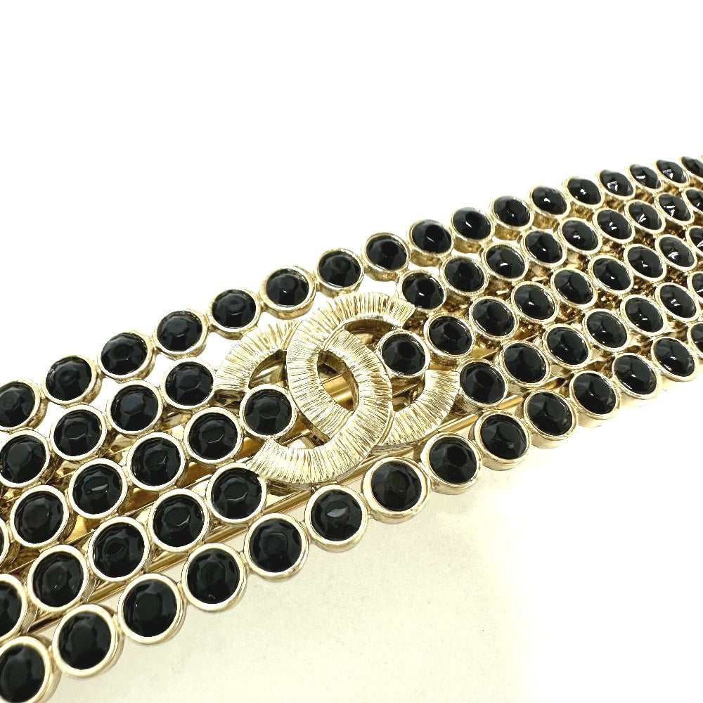CHANEL Logo Hair Accessory B23S Barrette GP Women's Gold
