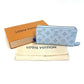 LOUIS VUITTON M82197 Monogram Mahina Zippy Wallet, Round Zipper Long Wallet, Monogram Mahina, Women's, Blue