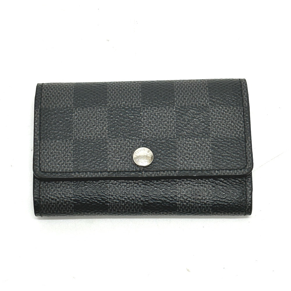 LOUIS VUITTON N62662 ダミエグラフィット ミュルティクレ6 キーケース ダミエグラフィットキャンバス メンズ ブラック