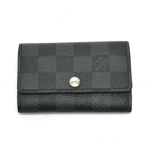 LOUIS VUITTON N62662 ダミエグラフィット ミュルティクレ6 キーケース ダミエグラフィットキャンバス メンズ ブラック