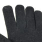 LOUIS VUITTON LV Logo Gloves Cashmere Women's Black
