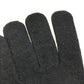 LOUIS VUITTON LV Logo Gloves Cashmere Women's Black