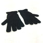 LOUIS VUITTON LV Logo Gloves Cashmere Women's Black