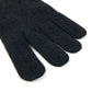 LOUIS VUITTON LV Logo Gloves Cashmere Women's Black