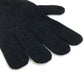 LOUIS VUITTON LV Logo Gloves Cashmere Women's Black