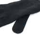 LOUIS VUITTON LV Logo Gloves Cashmere Women's Black