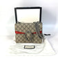 GUCCI 421970 GG Dionysus Double Chain Crossbody Shoulder Bag in GG Supreme Canvas, Beige