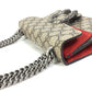 GUCCI 421970 GG Dionysus Double Chain Crossbody Shoulder Bag in GG Supreme Canvas, Beige