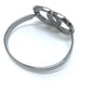 CHANEL Accessories Coco Mark CC Rhinestone 04A Bracelet, Metal, Women's, Silver