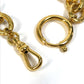 CHANEL Coco Mark Chain Accessory 93A Necklace GP Women's Gold
