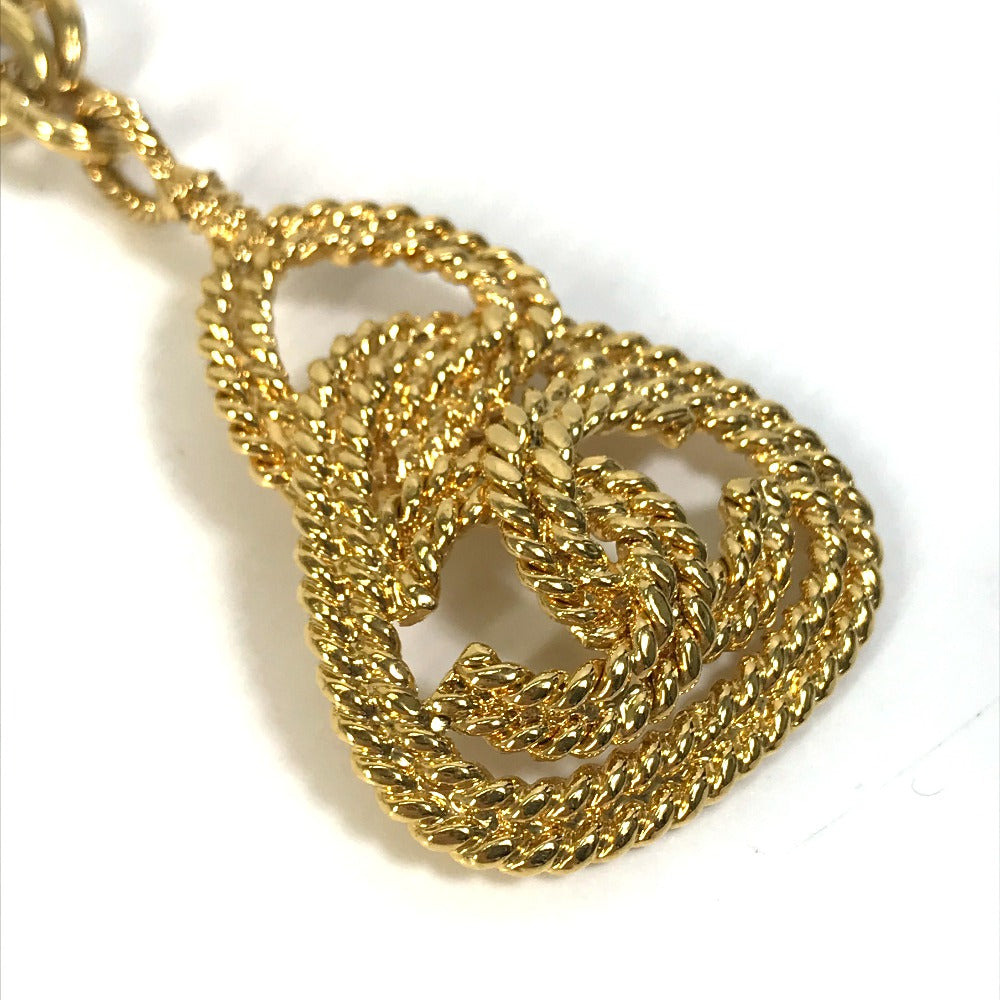 CHANEL Coco Mark Chain Accessory 93A Necklace GP Women's Gold