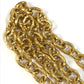 CHANEL Coco Mark Chain Accessory 93A Necklace GP Women's Gold