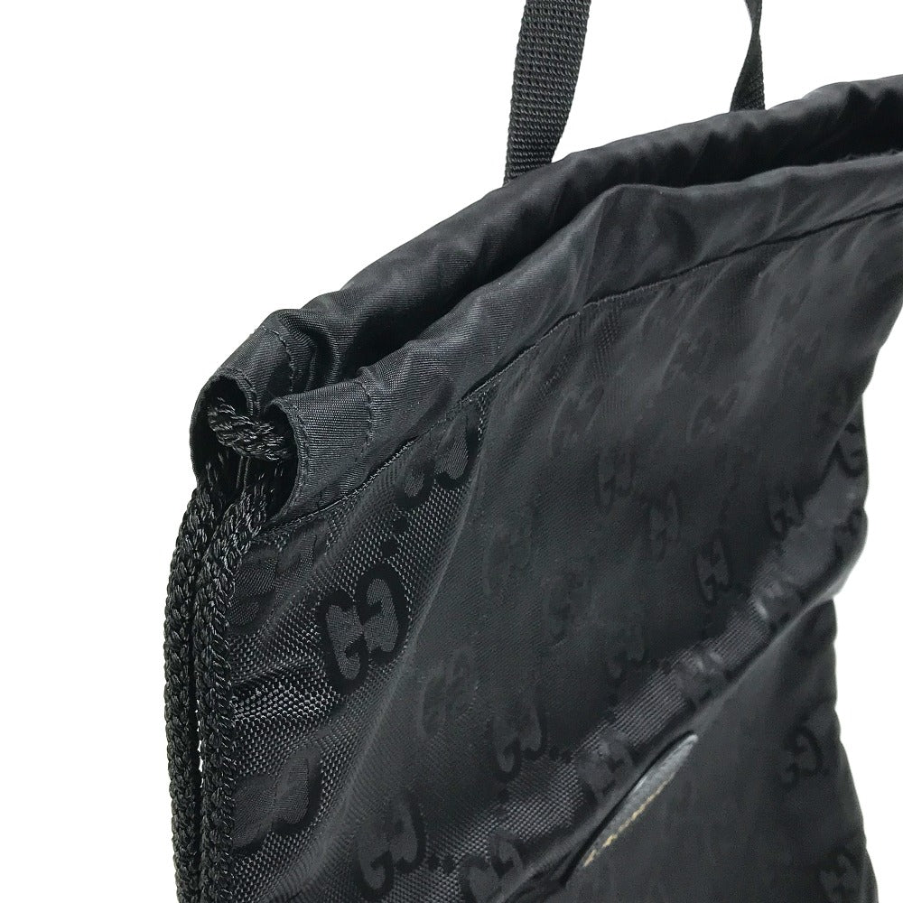 GUCCI 674247 GG Laundry Bag Off the Grid Handbag Nylon Unisex Black