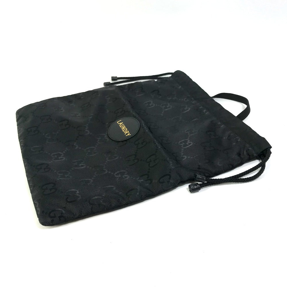 GUCCI 674247 GG Laundry Bag Off the Grid Handbag Nylon Unisex Black