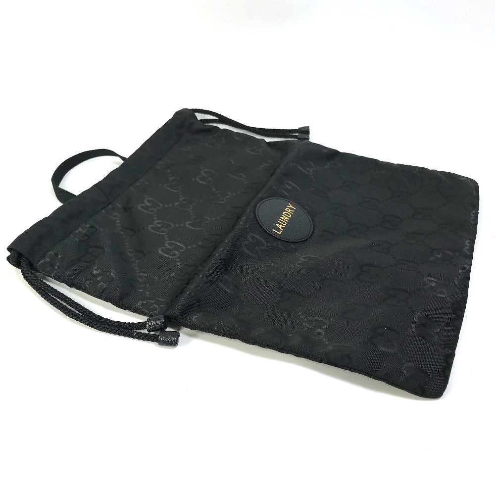 GUCCI 674247 GG Laundry Bag Off the Grid Handbag Nylon Unisex Black