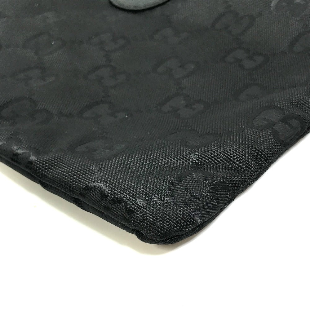GUCCI 674247 GG Laundry Bag Off the Grid Handbag Nylon Unisex Black