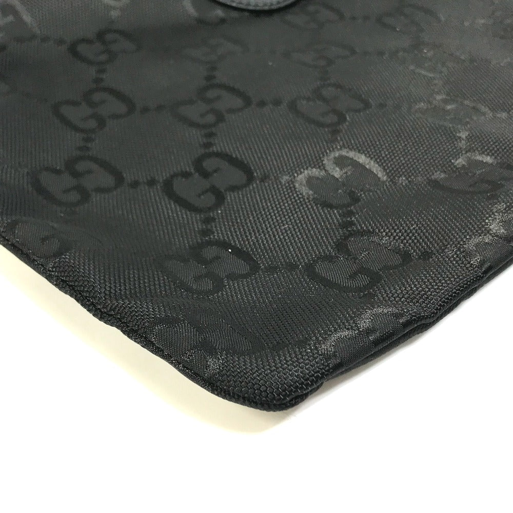 GUCCI 674247 GG Laundry Bag Off the Grid Handbag Nylon Unisex Black