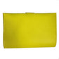 HERMES RMS Evercolor Passport Case, Women's, Jaunes-au-Pours, Yellow