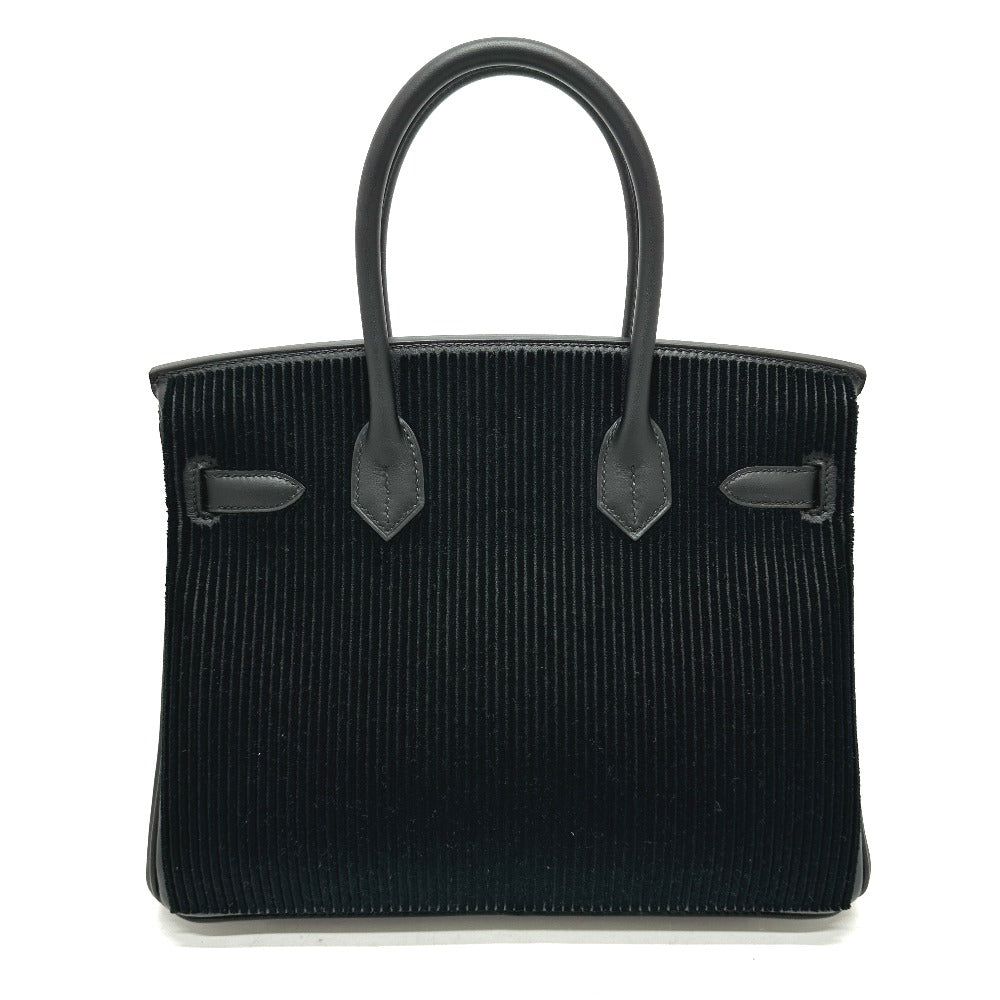 HERMES バーキン30 コートアコート カバン トートバッグ ハンドバッグ ヴォースイフト レディース ブラック
