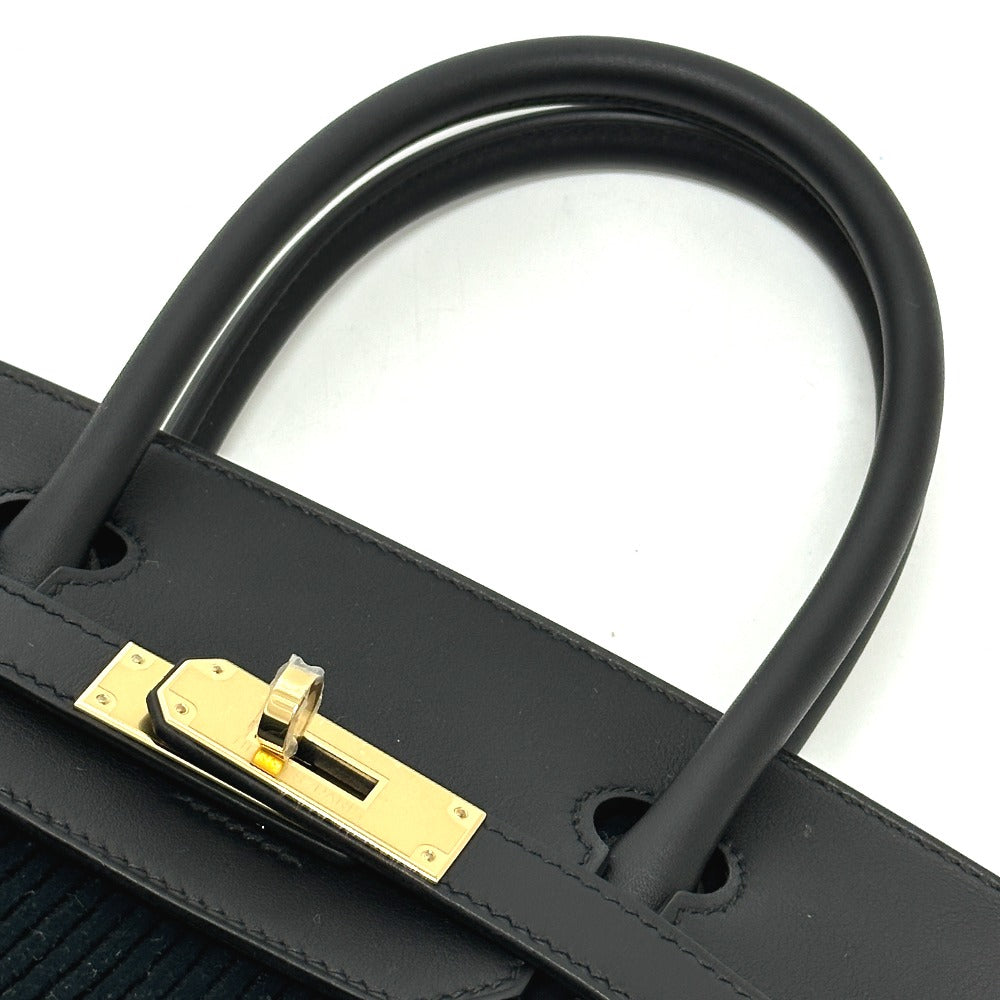 HERMES バーキン30 コートアコート カバン トートバッグ ハンドバッグ ヴォースイフト レディース ブラック