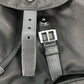 PRADA 1BZ032 ロゴプレート トライアングルロゴ 三角ロゴ プレート バックパック カバン リュックサック ナイロン/レザー レディース ブラック